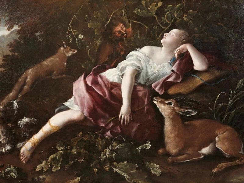 1668-Domenico Guidobono - Diana